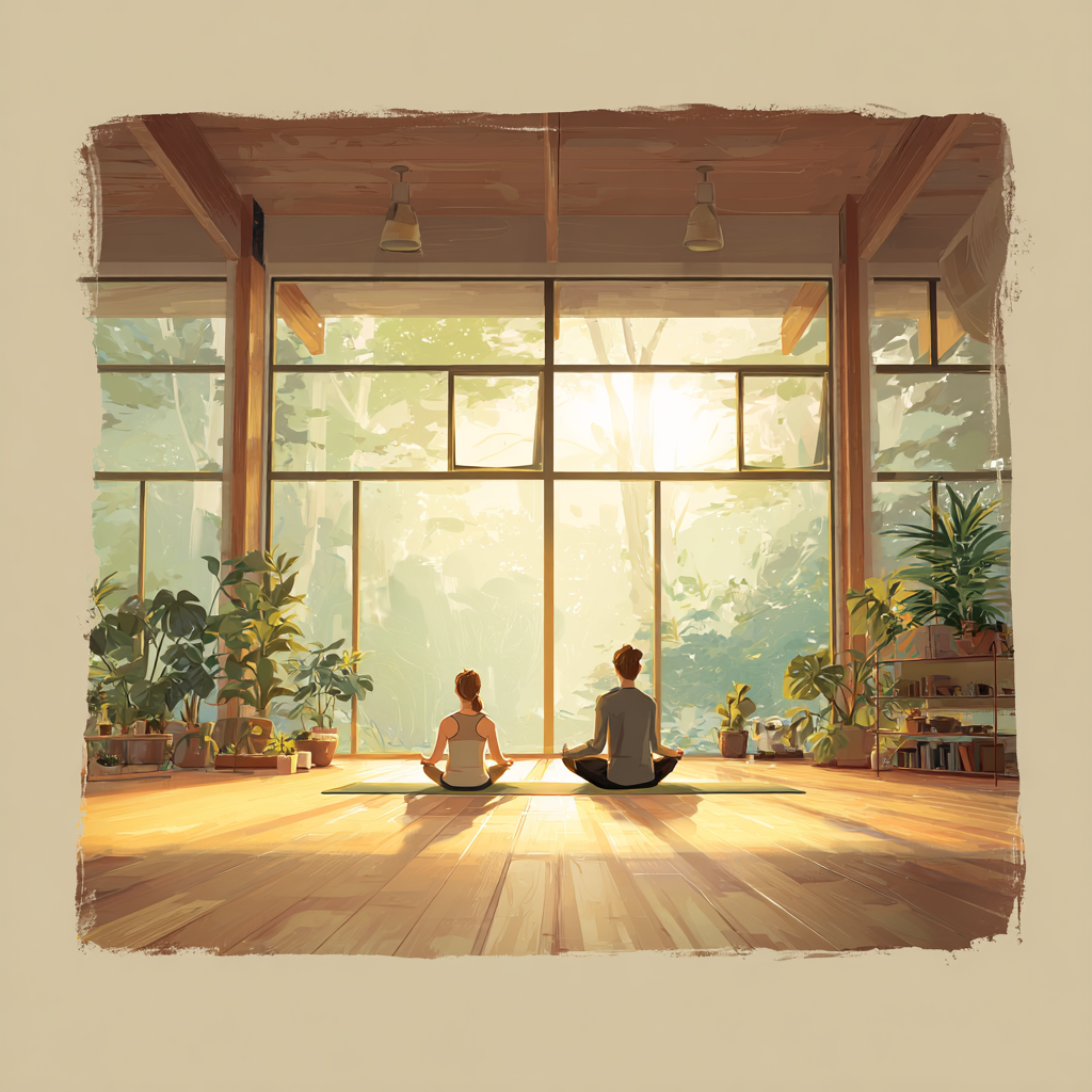 Йога клас з інструктором