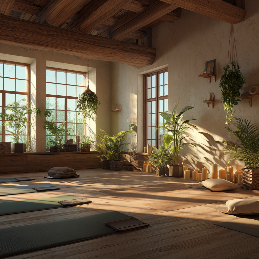 Щаслива група після заняття йогою